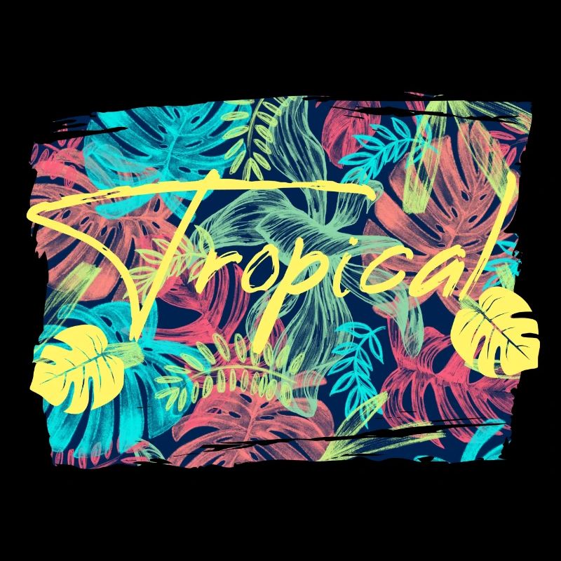Tropical leaves