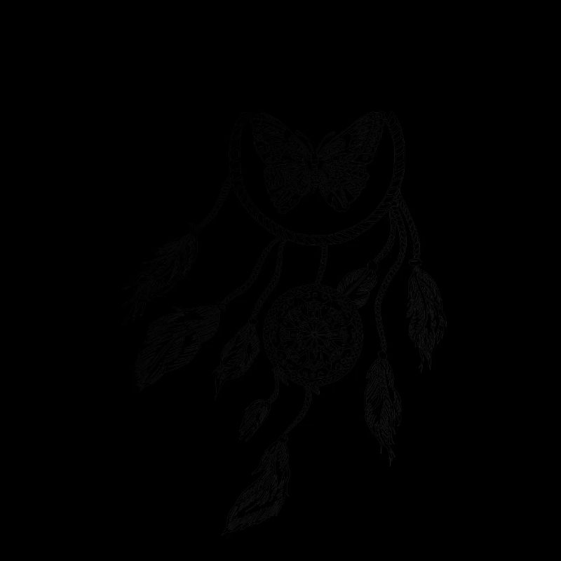 Traumfänger Schmetterling Federn Geschenkidee