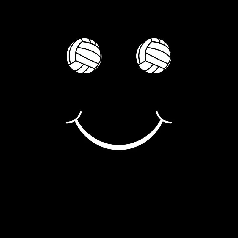 Volleyball-Lächeln