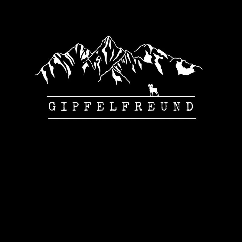 Bergsteiger Wanderer Design zum wandern