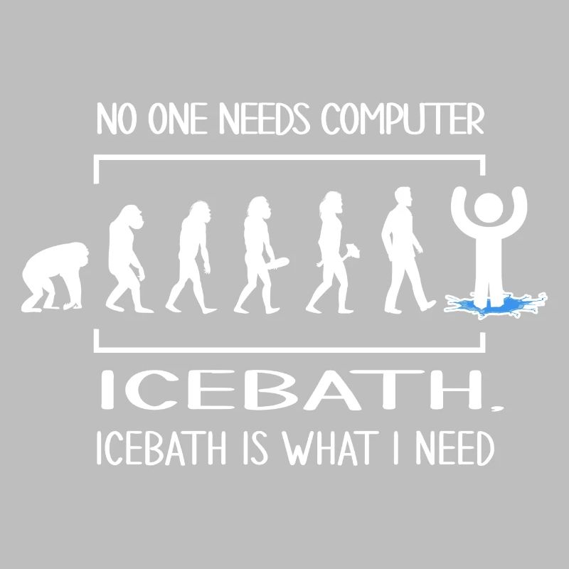 winter bather icebath ice hole evolution bathing