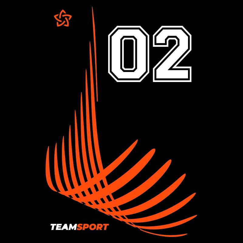 02 JERSEY Jersey Numéro Deux Numéros Numéro 2 Motif