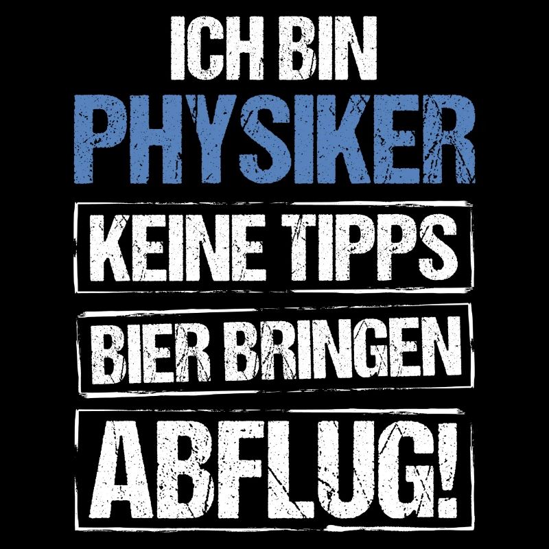 I'm a physicist - bring beer and take off