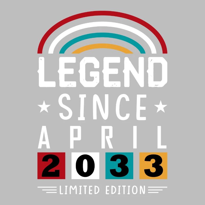 2033 Legend Since Geburtstag Geschenk April