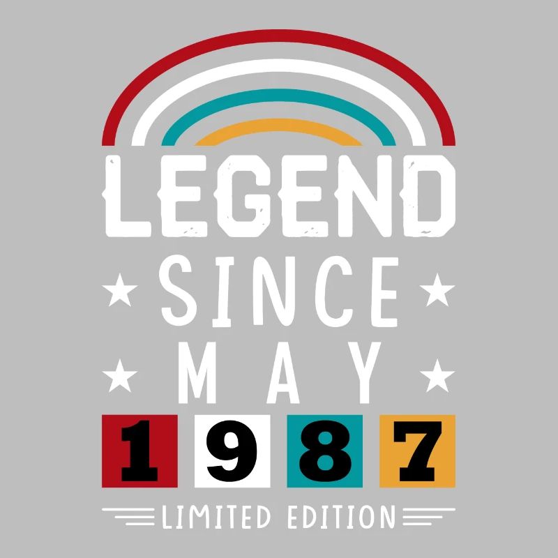 1987 Legend Since Birthday Gift May