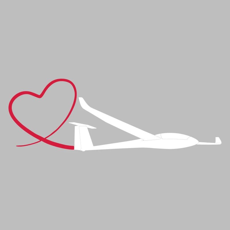 Glider love glide pilot plane