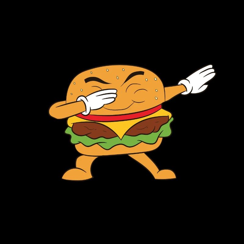 Dabbing burger