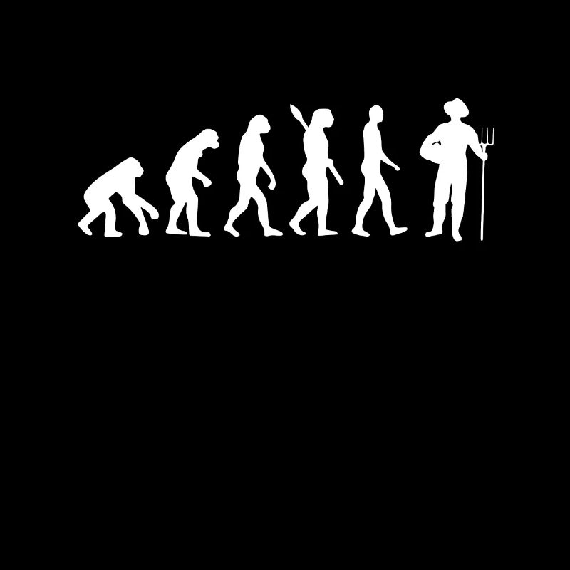 Landwirt / Bauer - Evolution des Menschen, Darwin