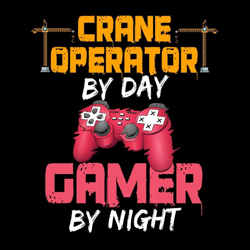 Crane operator and gamer
