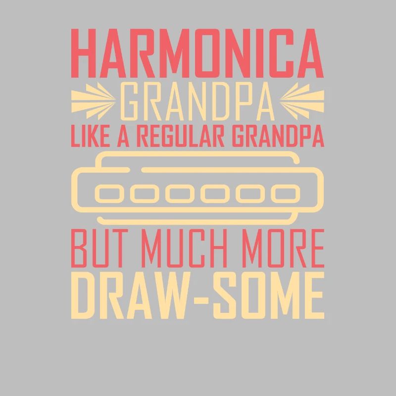 Harmonica Harmonica Player Grandpa