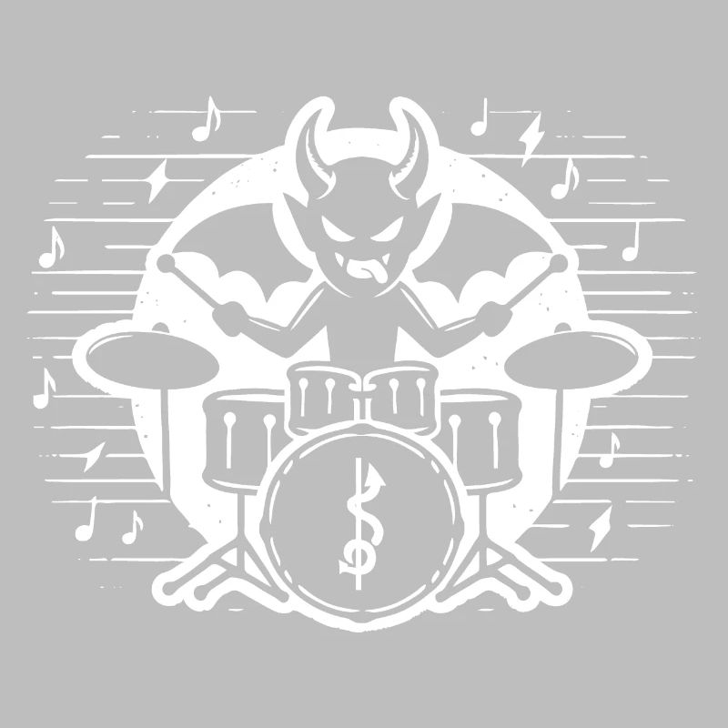 Devilish Drummer Design