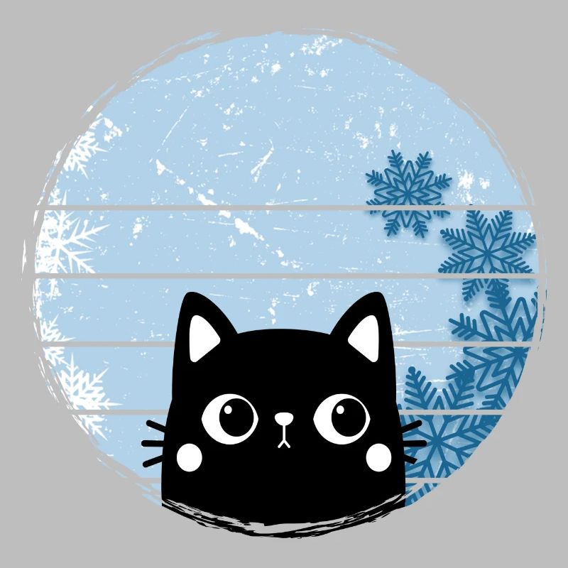 Bain de glace nageur d’hiver « Icebath Winter Cat »