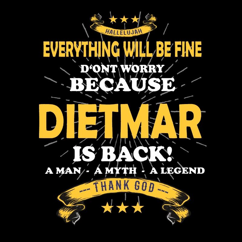 Alles wird gut denn Dietmar Ist da Outfit