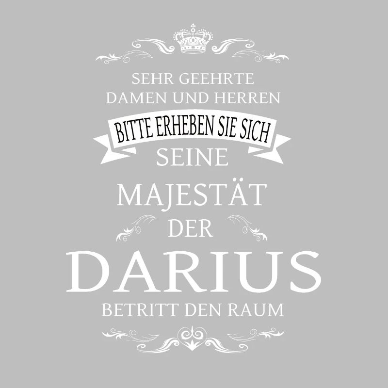 Sa Majesté le Darius entre dans la pièce