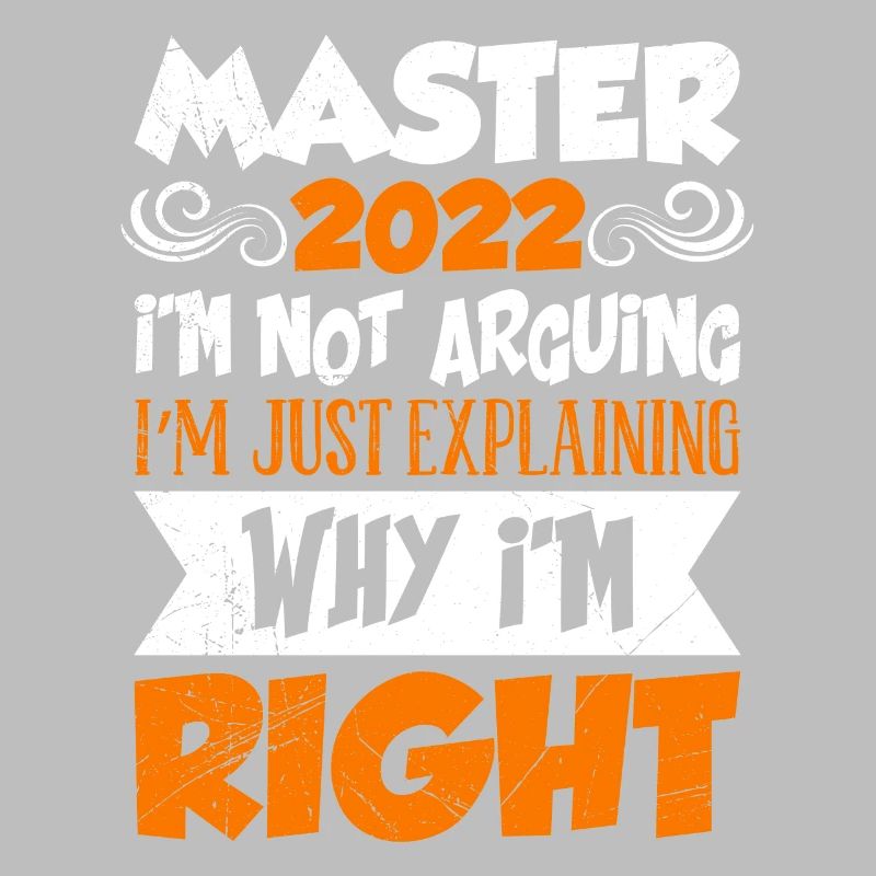 Master 2022 ich diskutiere nicht Master