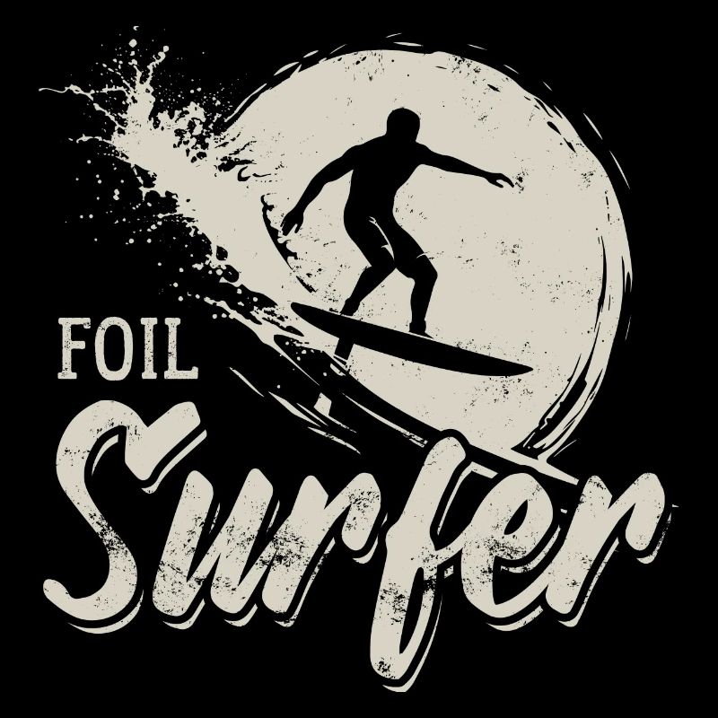 Foil Surfer - Wave - Surfer - Gift