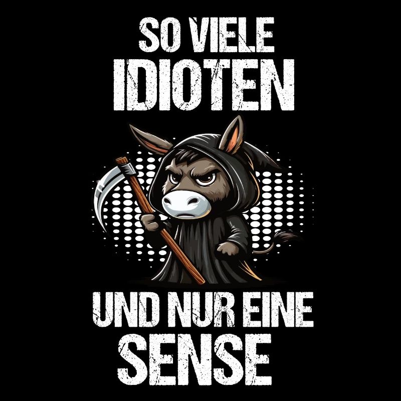 So Viele Idioten Esel Eselchen Eselhalter Muli
