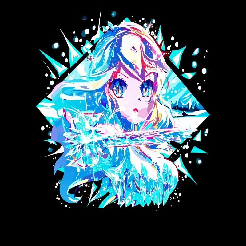 Anime Schneekönigin Eisprinzessin