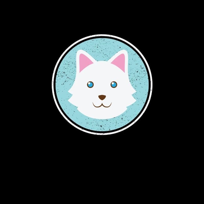 chien mignon avec une fourrure blanche