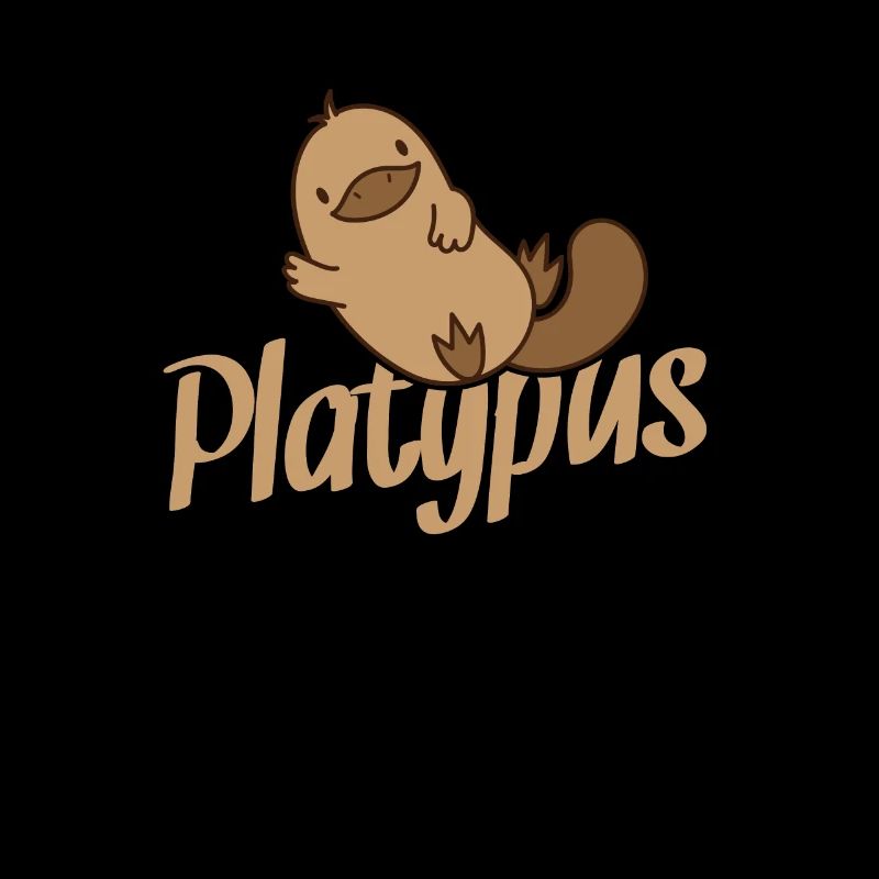 Platypus Schnabeltier winkt