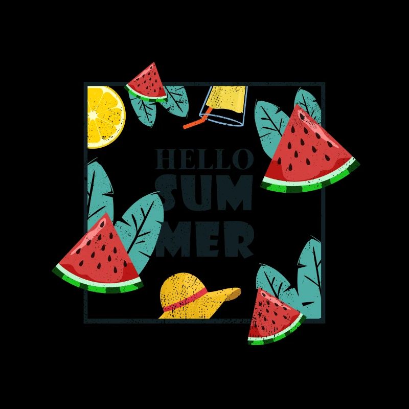 Hello Summer | Wassermelone Orange Limo Geschenk