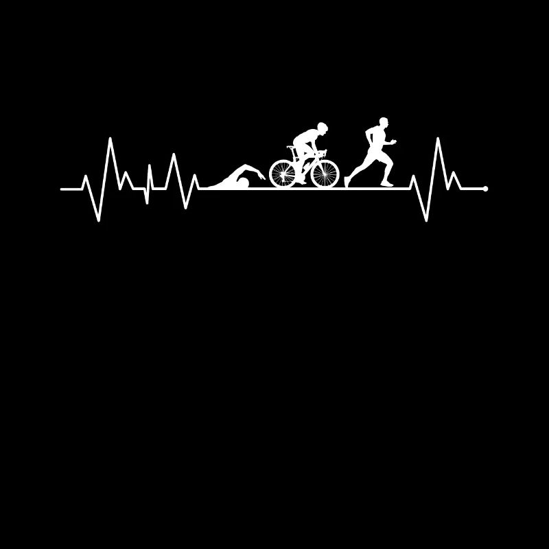 Triathlon Heartbeat Geschenk