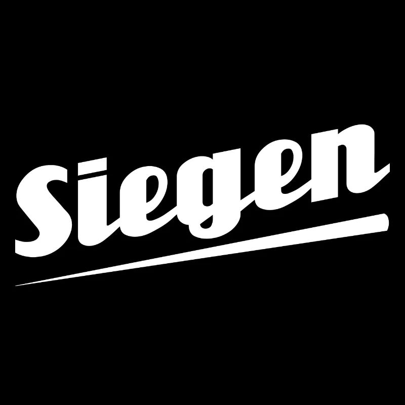 Siegen - Textdesign mit Stadtnamen