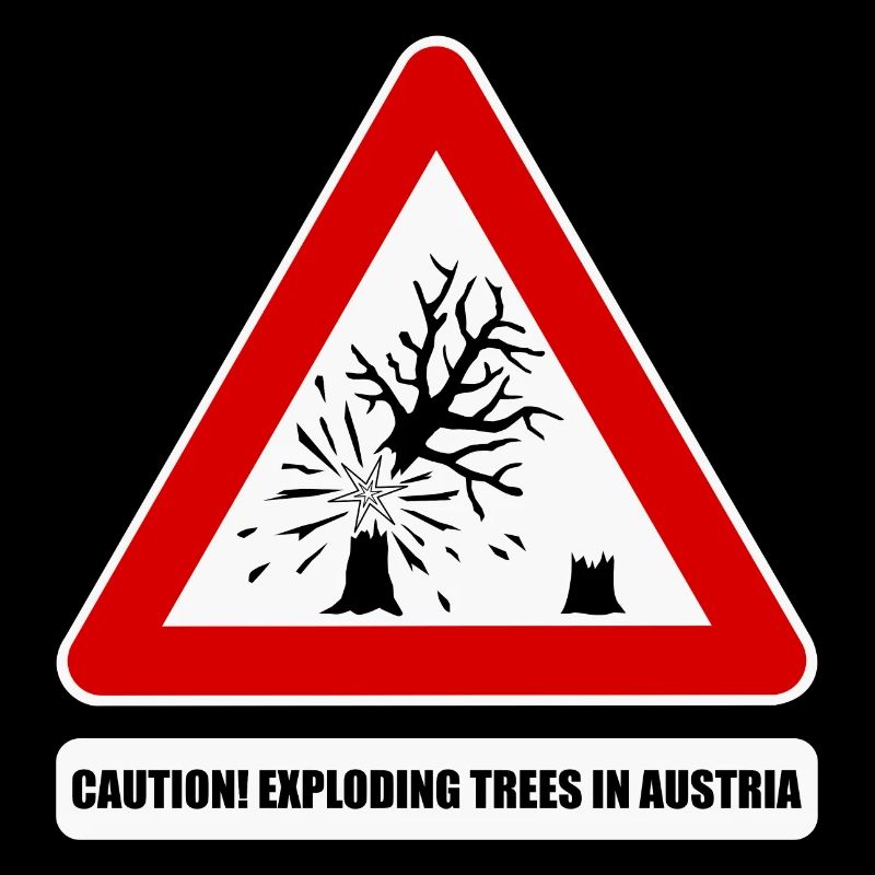 explodierende bäume,  exploding trees Austria