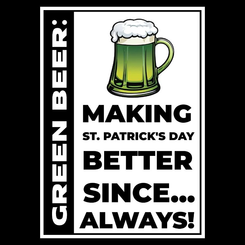 Green beer making St Patrick's Day better