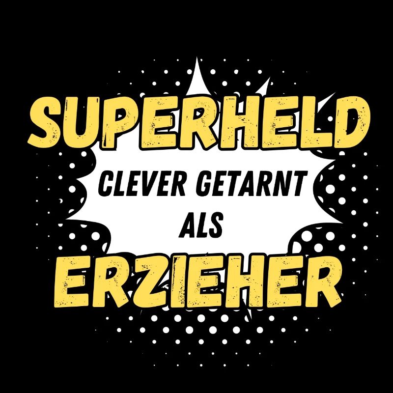 Superheld clever getarnt als Erzieher