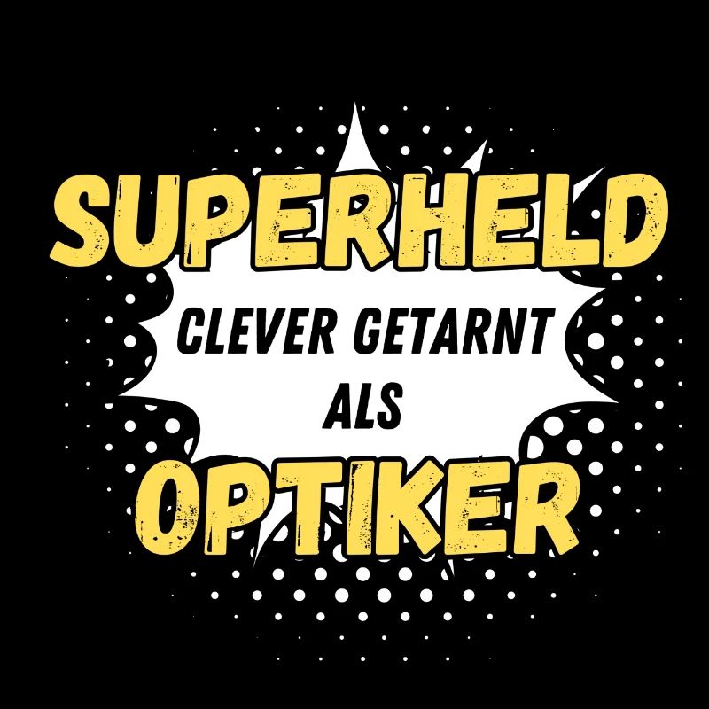 Superheld clever getarnt als Optiker