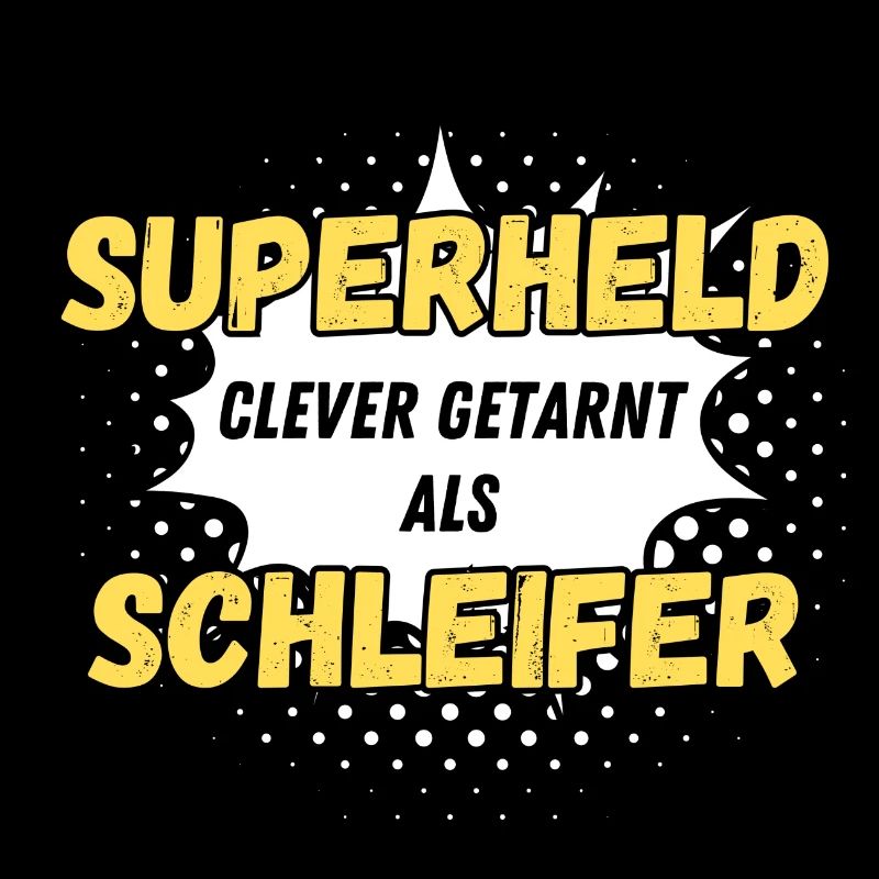 Superheld clever getarnt als Schleifer