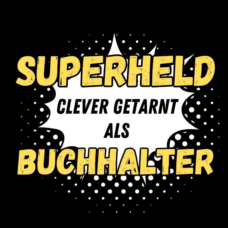 Superheld clever getarnt als Buchhalter