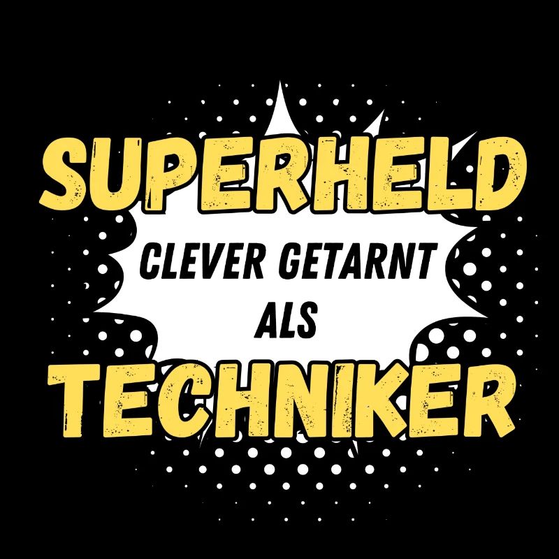 Superheld clever getarnt als Techniker