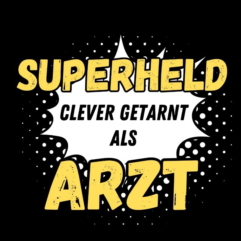 Superheld clever getarnt als Arzt