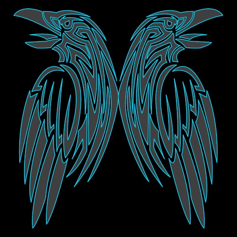 Hugin Munin mirrored