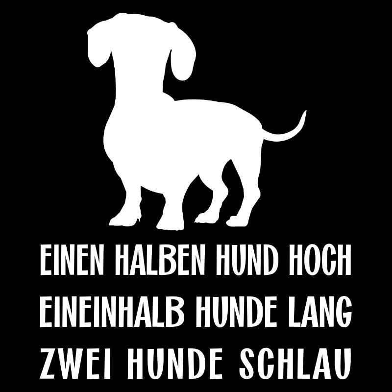 Schlauer intelligenter Dackel ich liebe Dackel