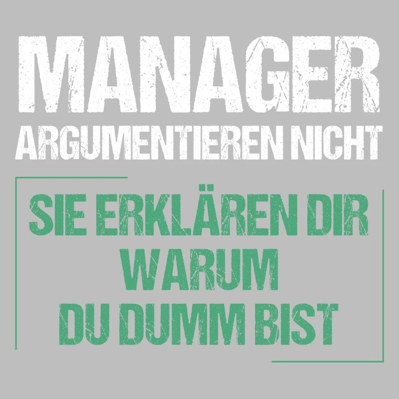 Managers don't argue