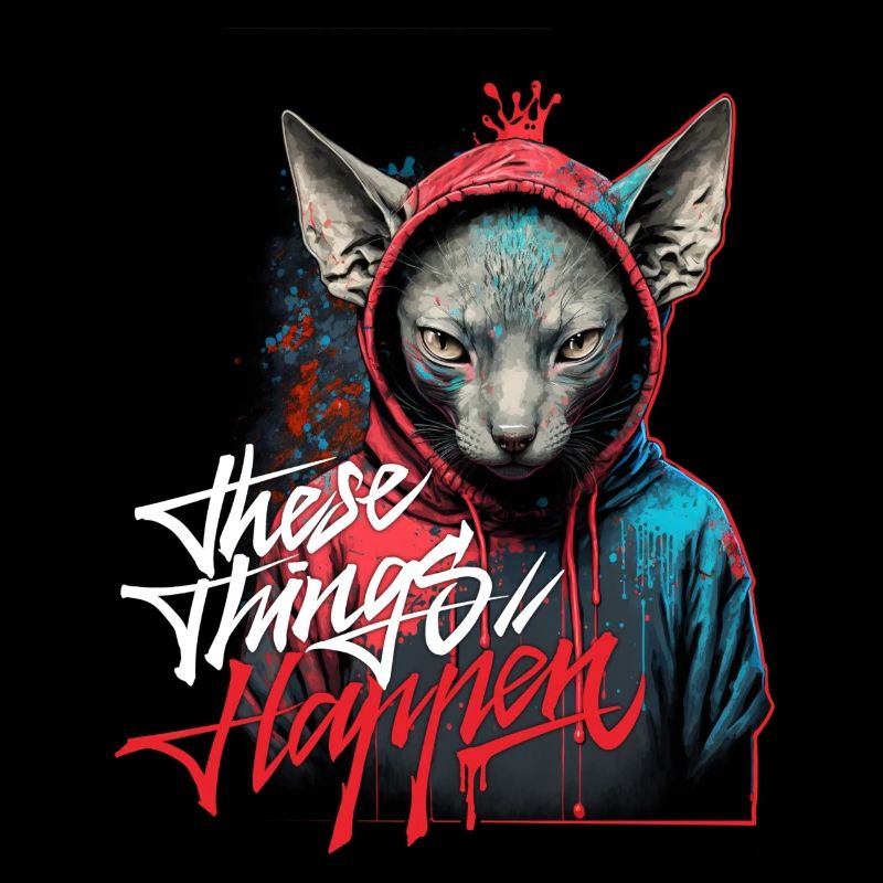 Graffiti de chat Sphinx