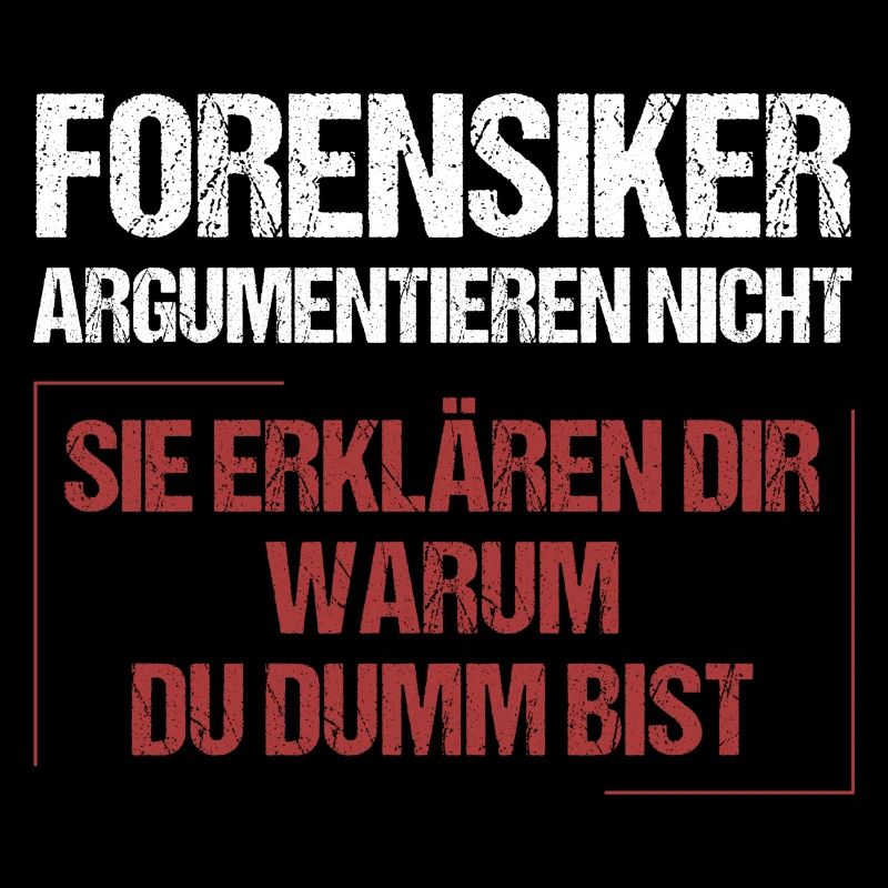 Forensic scientists don't argue