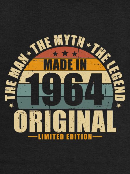 1964 Vintage Born Man Myth Legend