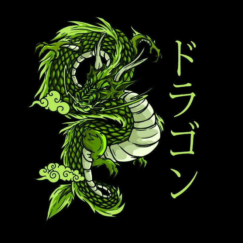 Dragon chinois traditionnel. Grunge esthétique