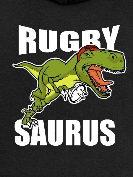 Rugby Saurus T-Rex Rugby Player Dinosaur Fan