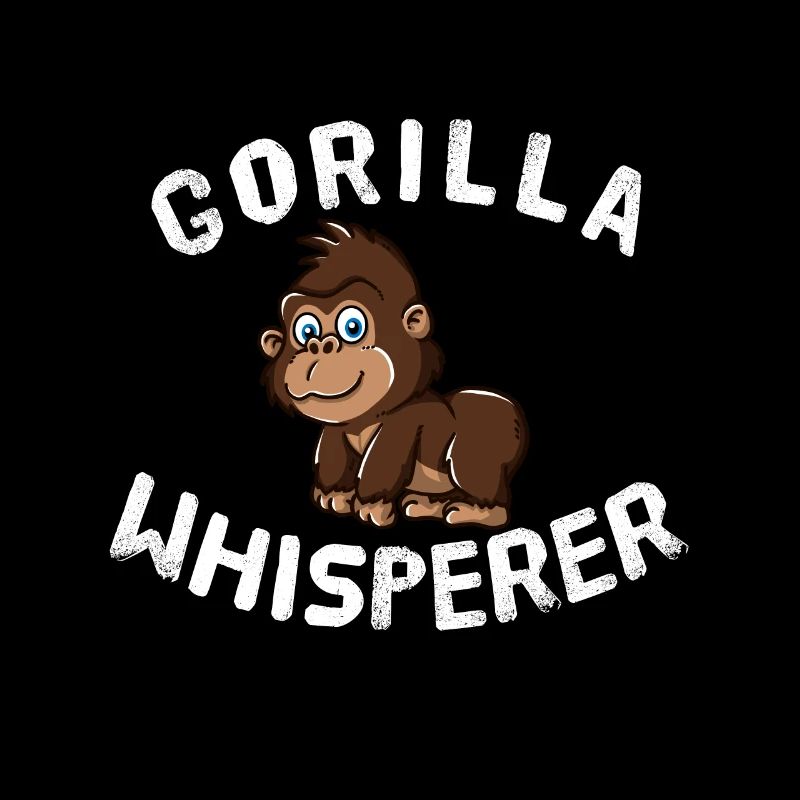 Gorilla Whisperer Affen Gorilla Flüsterer Zoo Affe