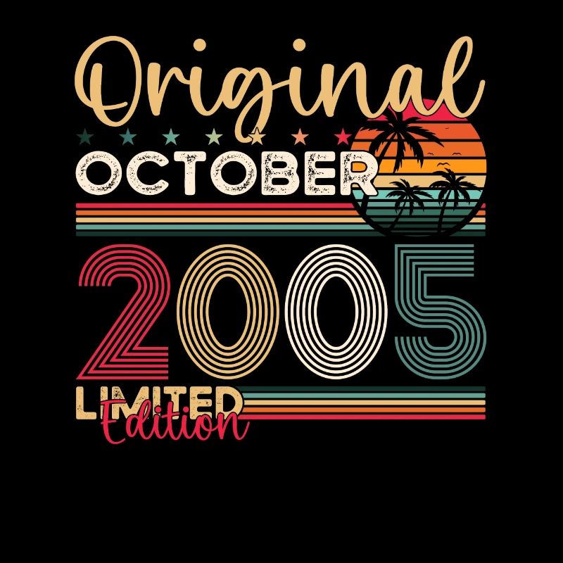 18th Birthday Husband Original October Vintage 2005