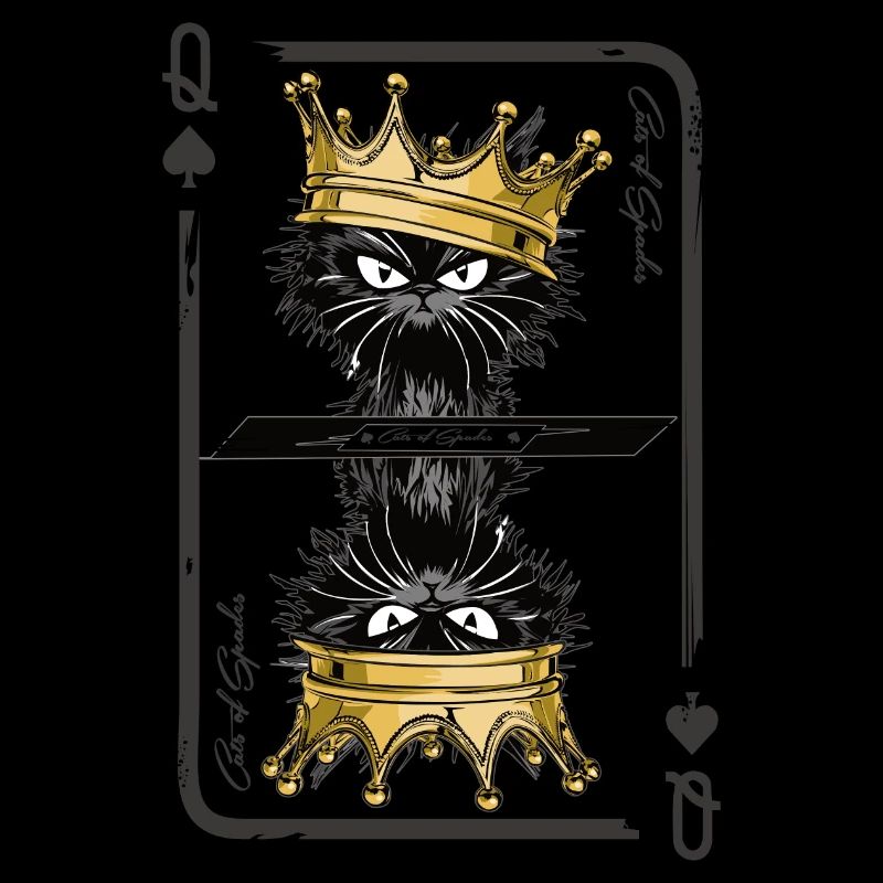 Cat Queen Card
