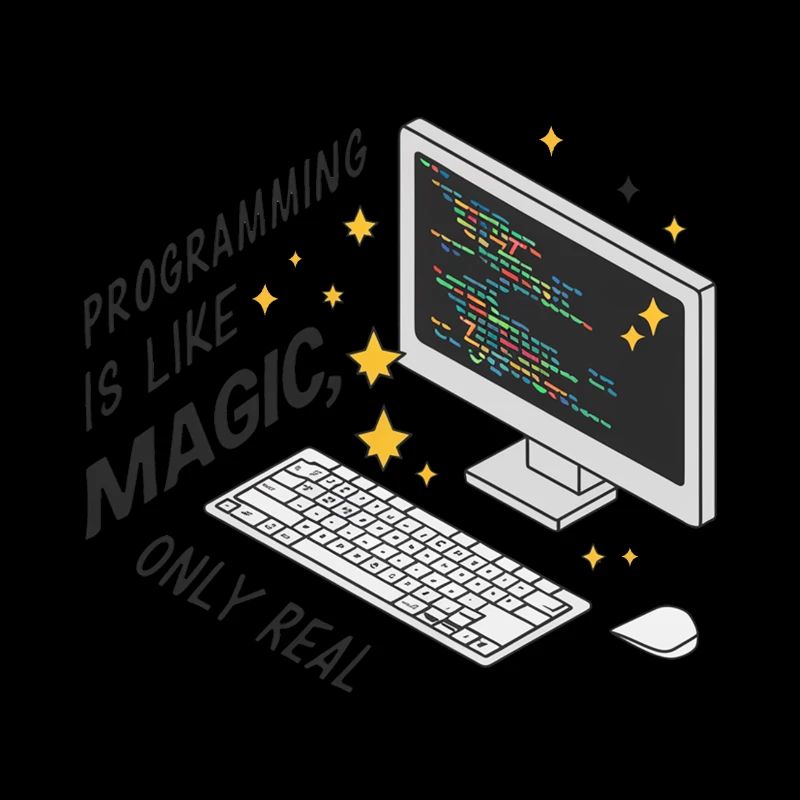 La programmation est comme de la magie, mais réelle.