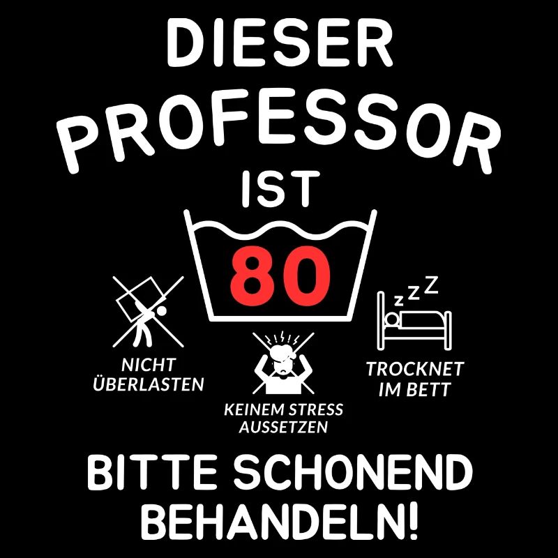 Ce professeur a 80 ans.
