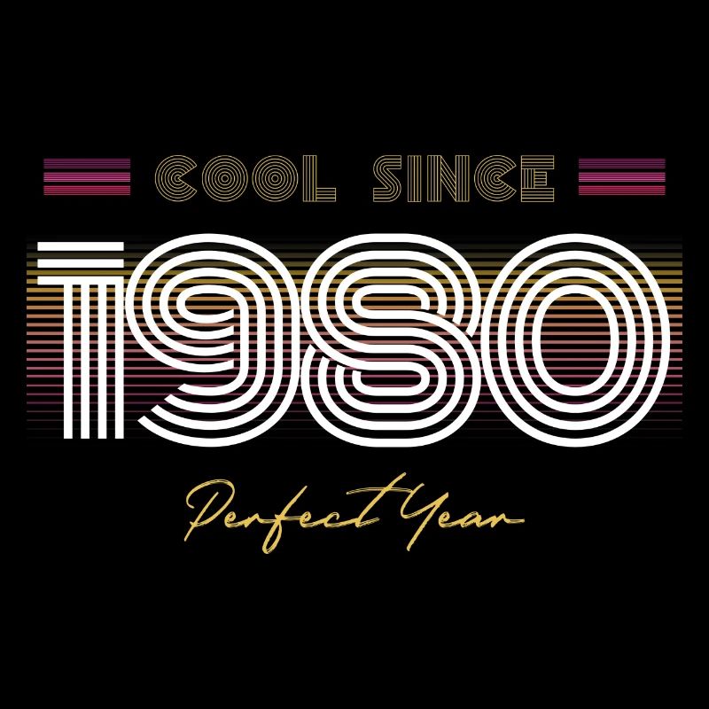 Geburtstag Cool seit 1980