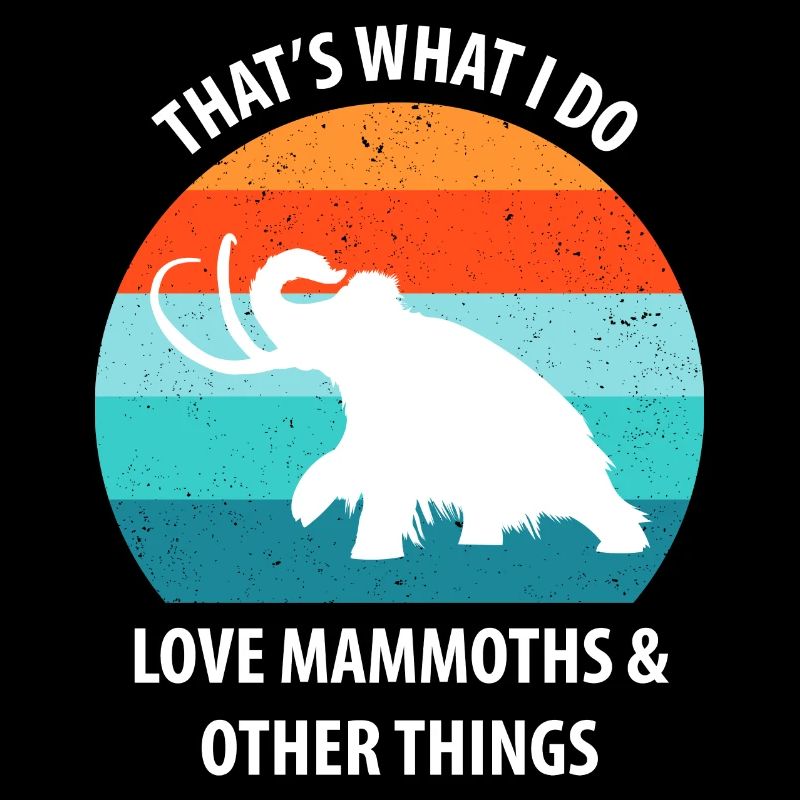 Funny Mammoth Stone Age Ice Age Design Prehistoric